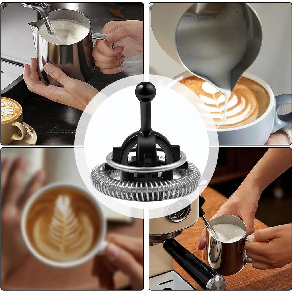 Coffee Machine Frother Whisk Stainless Steel Espresso Machine Frother Multifunctional Coffee Machine Frother Accessories