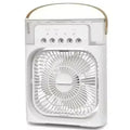 3 In 1 Portable Air Adjustment Humidifier Fan AIr Conditioner Household Small Air Cooler LED Night Lights Home Office Fans