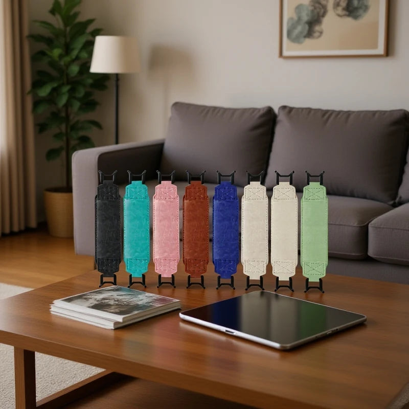 Leather Hand Strap For 6-11" Tablet Stand Handle Grip Security For IPad Xiaomi For Kindle Kobo Voyaga EReaders Holder
