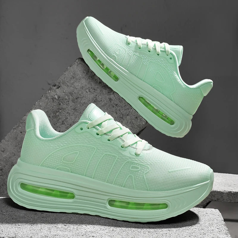 New Men Running Shoes Casual Jogging Walking Breathable Fashion Comfortable Leisure Lace-up Blade Sneakers Loafers Outdoor