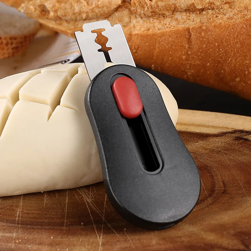 Kitchen bread cutter, engraving knife, stainless steel kitchen baking accessories, printed bread slices, baking pastry tools