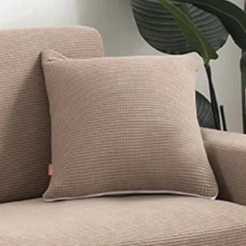 Solid Color Corn Grain Cover Candy Color Pillow Cover for Sofa Office Waist Back Cover Home Decorative Pillowcase Decoration