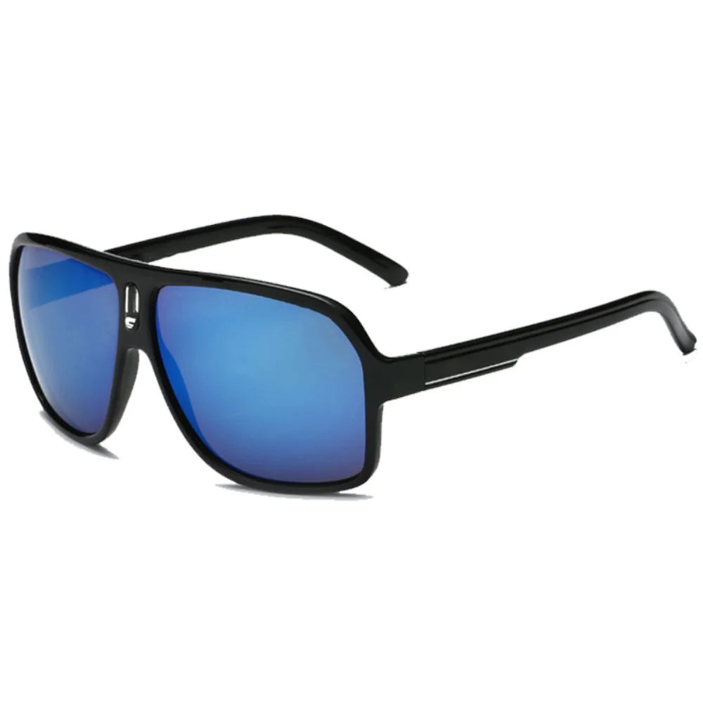 Men's Vintage-Inspired Fashion Fashion Glasses with Large Curved Frames - Perfect for Parties