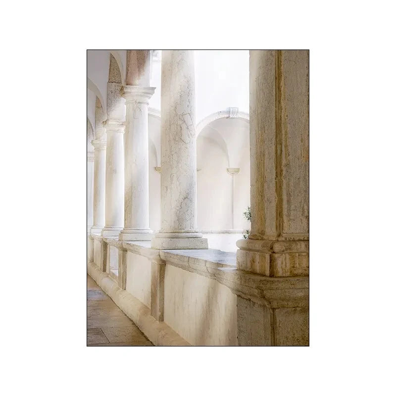 Islamic Mosque Canvas Wall Art Muslim Mosque Building Picture with Inspirational Quote and Leaf Design for Living Room Decor