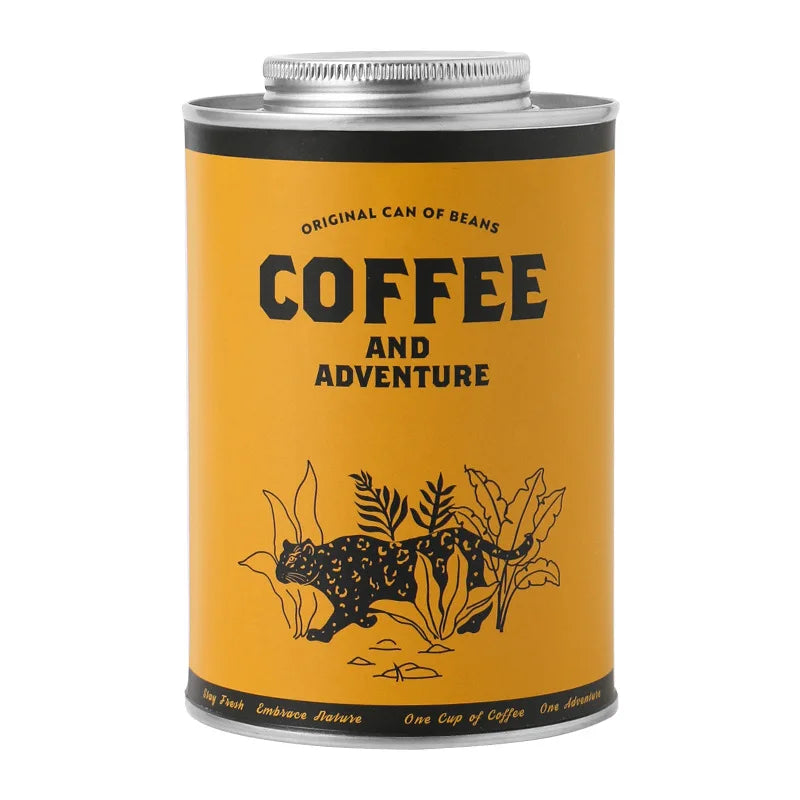 Portable Food Grade Coffee Bean Storage Container with Sealed Coffee Beans