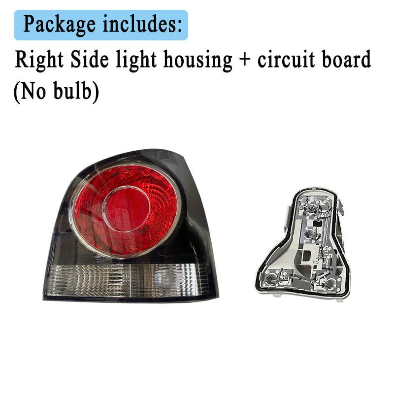 For Volkswagen VW POLO 9N 9N3 Hatchback 2005-2010 Tail Light Rear Reverse Lamp Circuit Board (No bulb) 6Q6945095AB 6Q6945096AB