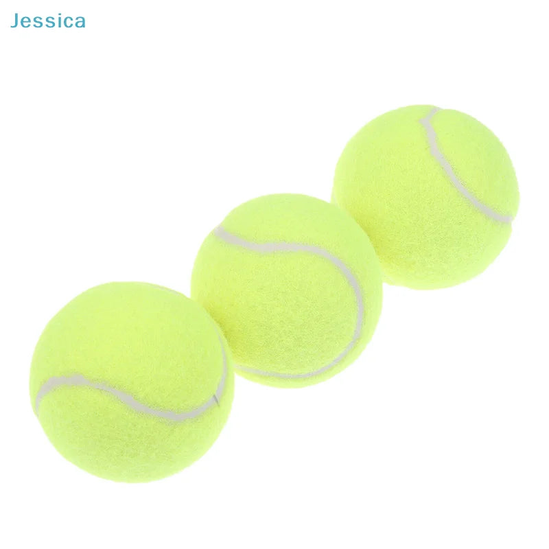 ♥ High Elasticity Training Entertainment Ball Tennis For Training Exercises Elastic Fiber Rubber Outdoor Tennis Ball