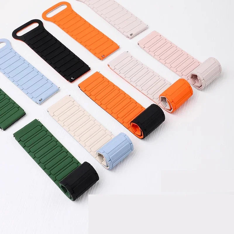 Soft Magnetic Silicone Band For Amazfit Helio Sport Wristband For Amazfit Helio Strap Replacment Bracelet Correa Accessories - Free Item Weekend (50% off).