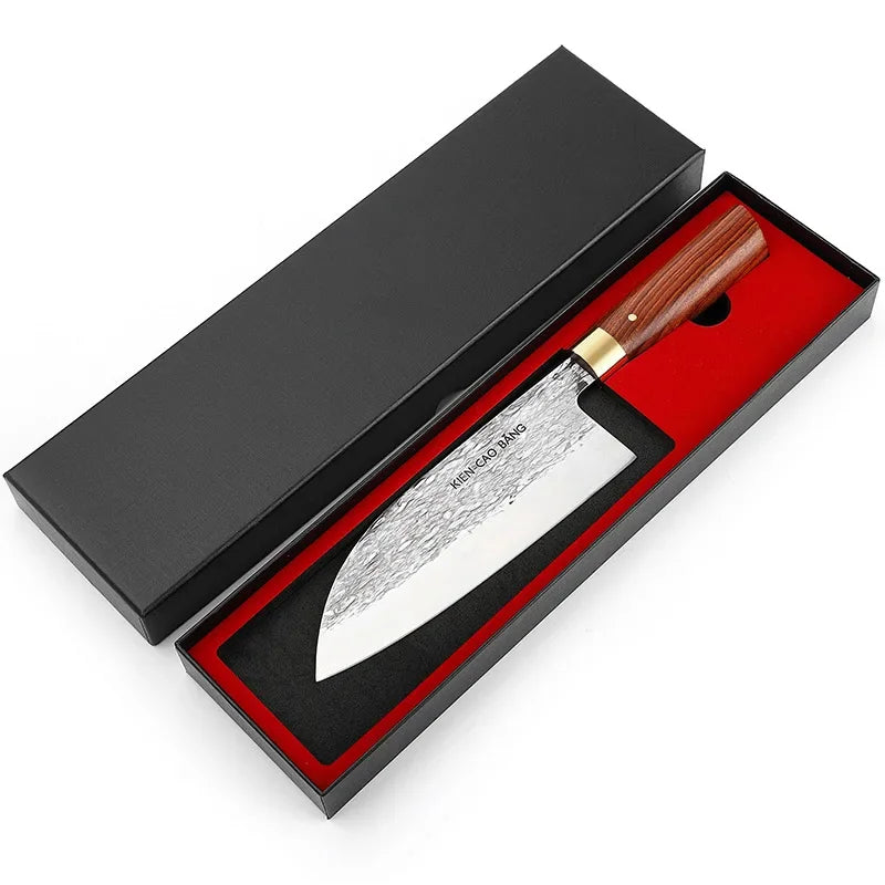 Kitchen Knife Set Chef Knives Japanese 5CR15 High Carbon Stainless Steel Kitchen Meat Cleaver Forged Butcher's Boning Knife