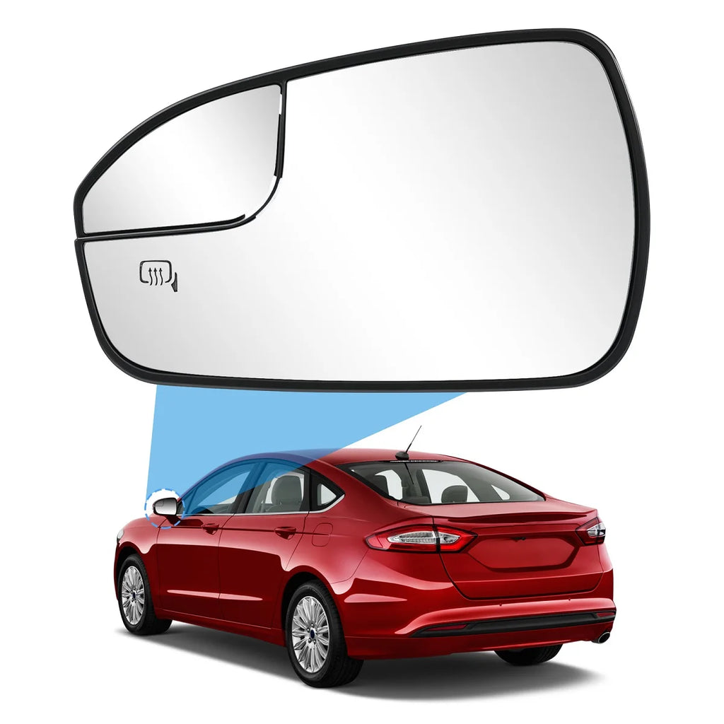 1PCS Replacement for Ford Fusion 2013-2020 Car Side Heated Mirror Glass Rearview Mirror Lens Left /Right DS7Z17K707B USA Version