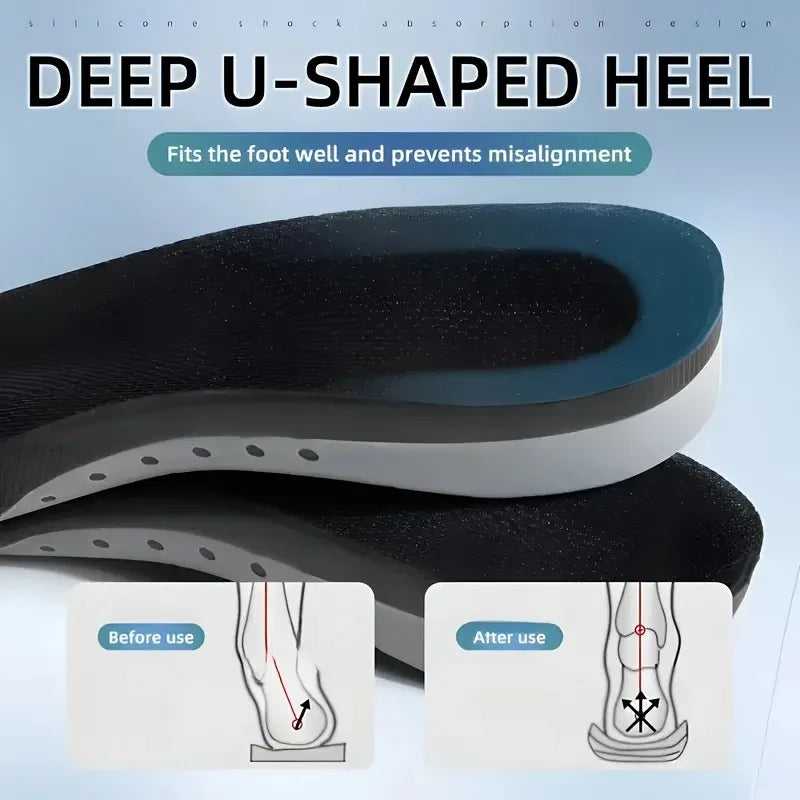 Work Insoles – Thickened, Breathable, Odor-Resistant – Support, Anti-Sprain, Cushioning – Unisex Non-Slip Shoe Insoles - Free Item Weekend (50% off).