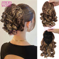 Ponytail Short Curly Drawstring Ponytail Hair Extension Synthetic Hair Extensions Ponytail Hairpieces for Women