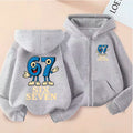 Children's Funny 67 Brainrot Zip Up Sweatshirts Six Seven Hoodies Clothes Kid Girl Boy Zipper Hoody Baby Casual Fashion Tops