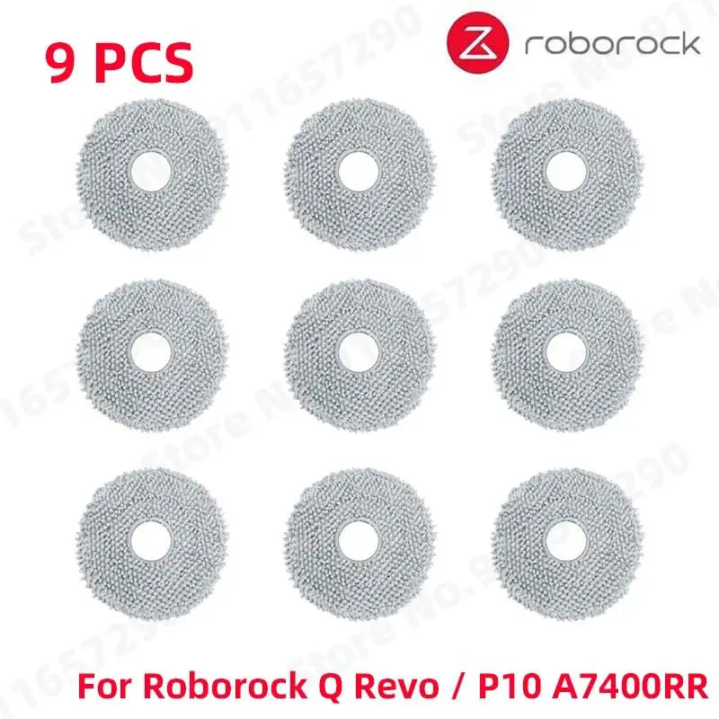 Roborock Q Revo / P10 A7400RR Spare Parts Main Side Brush Hepa Filter Mop Cloths Dust Bag Robot Vacuums Cleaner Accessories