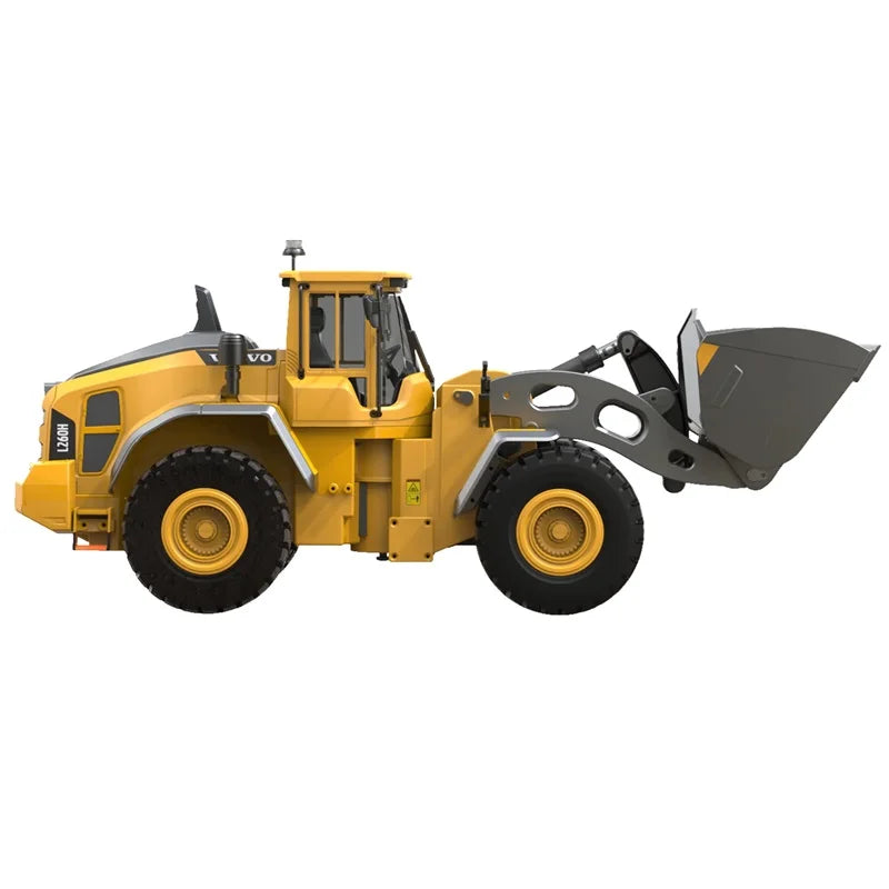 RC MODEL  Car 1/16 RC Full Metal Loader Excavator Electric Remote Control Alloy  Excavator Engineering Model Cars Boy Kids Toys