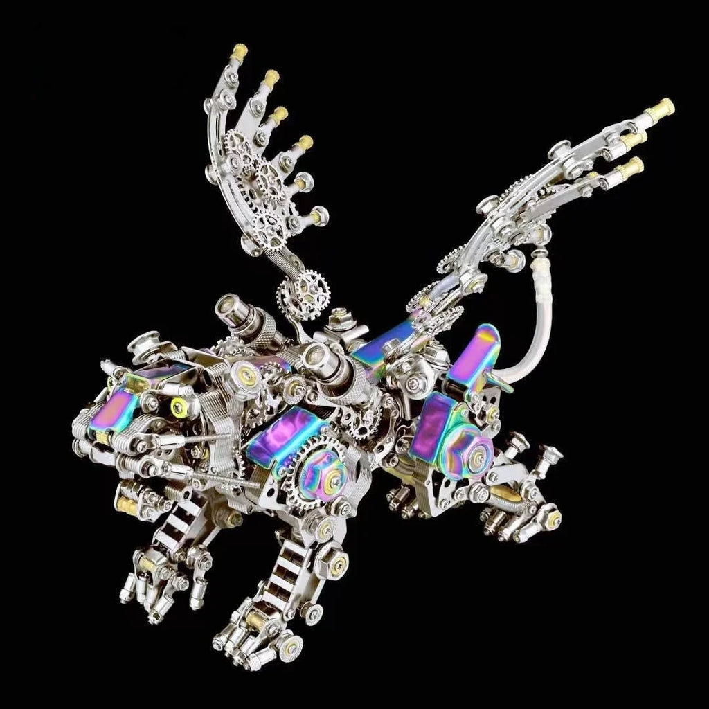 700pcs+ Bengal Tiger  3D Mechanical Metal Assembly Model Kits DIY Mechanical Puzzle Animal Toys For Children Adults