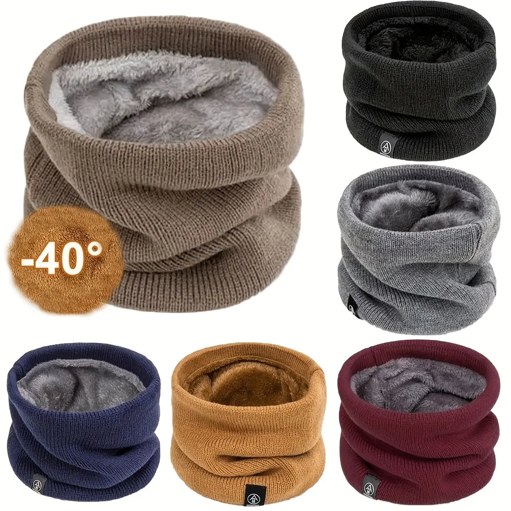 Knitted Neck Warmer Sports Scarf Fashion Soft Women Men Face Cover Winter Skating Running Hiking Scarves Thick Cold-proof Collar
