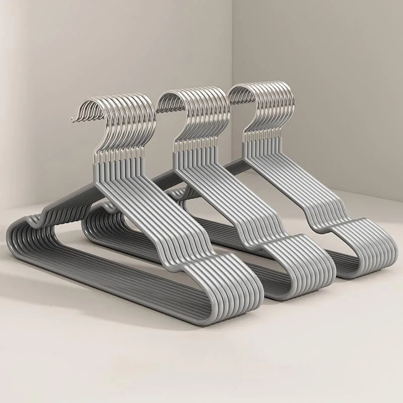 Garment Organizer Hangers Non Marking Clothes Hangers for Home Use Non Slip Drying Metal Thick Storage Bedrooms Wardrobes Adult