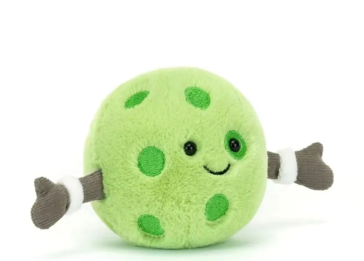 Cute Sports Ball Plush Series Soccer Basketball Tennis Soft Doll Keychain Bag Charm Stress Relief Kawaii Collectible Gift