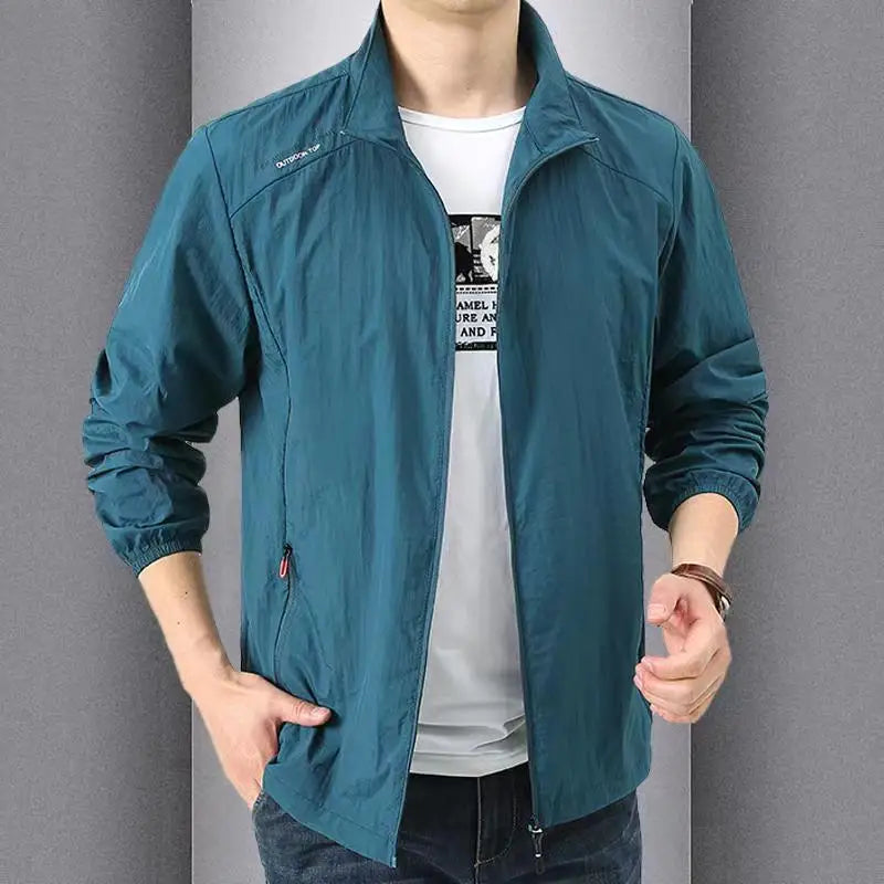 2025 New UPF50+ Thin Ice Silk Sun Protection Jacket for men and women Summer Sports UV protection skin clothing breathable M-5XL