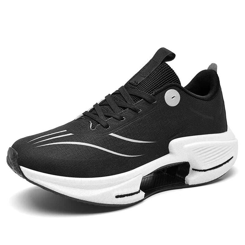 New Running Shoes for Jogging and Marathon Sports, Mesh Fabric with True Carbon Plate, Men's and Women's Hiking Shoes 2025 Men's