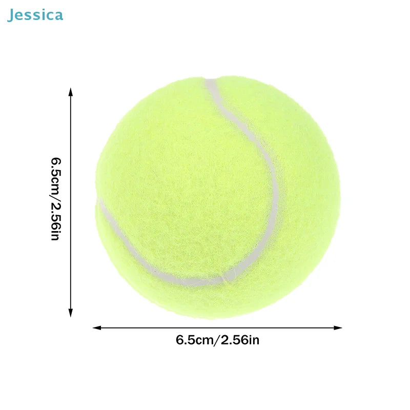 ♥ High Elasticity Training Entertainment Ball Tennis For Training Exercises Elastic Fiber Rubber Outdoor Tennis Ball