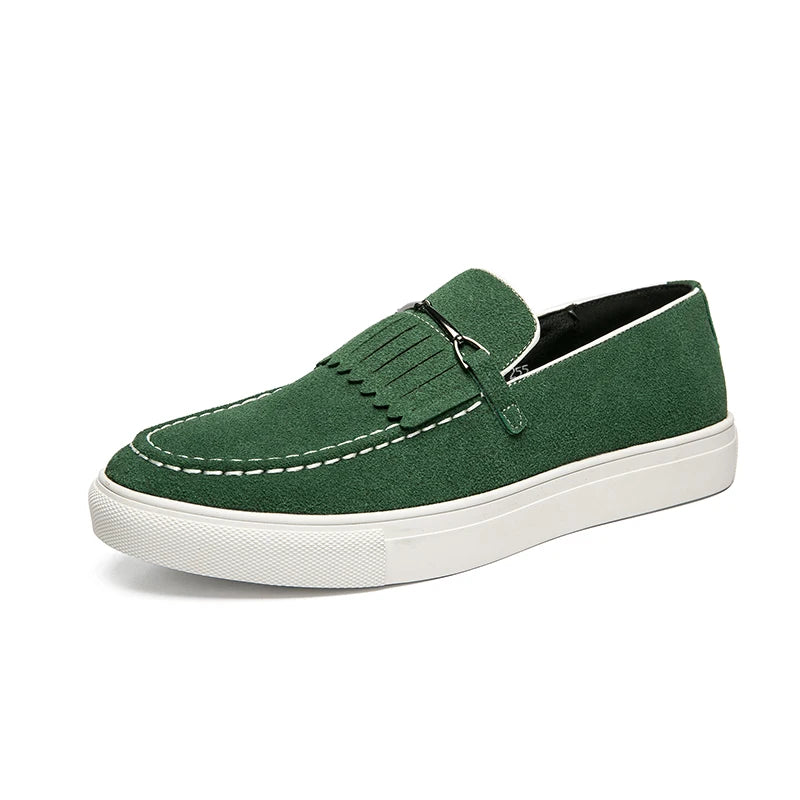 Hot Selling Suede Shoes Europe America Fashionable Men's Loafers Simple Casual Shoes Party Men's Dress Shoes Big Size：38-47