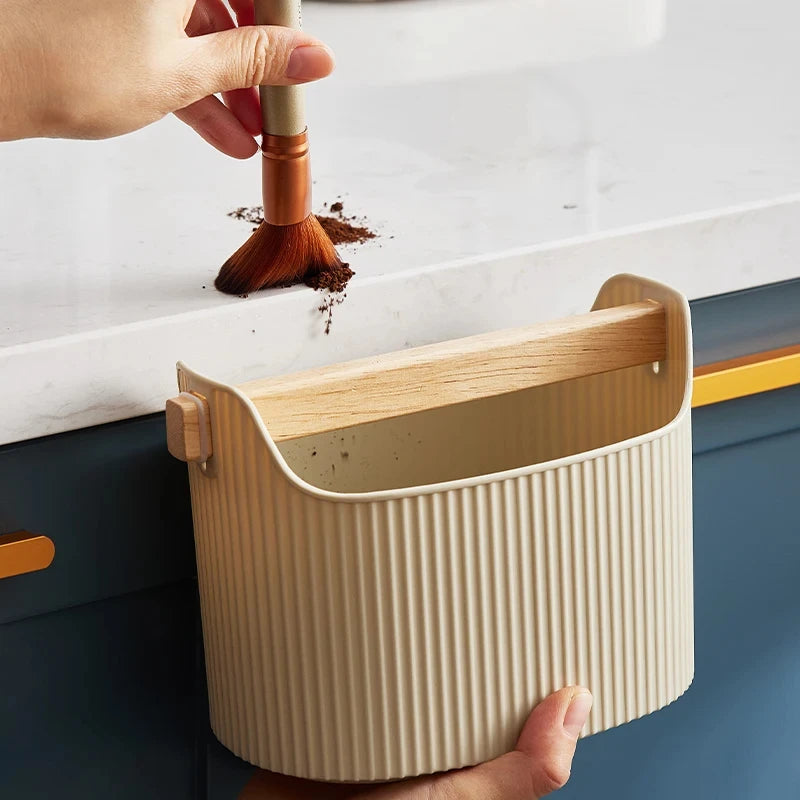 Coffee Knock Box Large Capacity Espresso Grounds Container Powder Beveled Residue Dump Bucket Barista Accessories Maker Tools