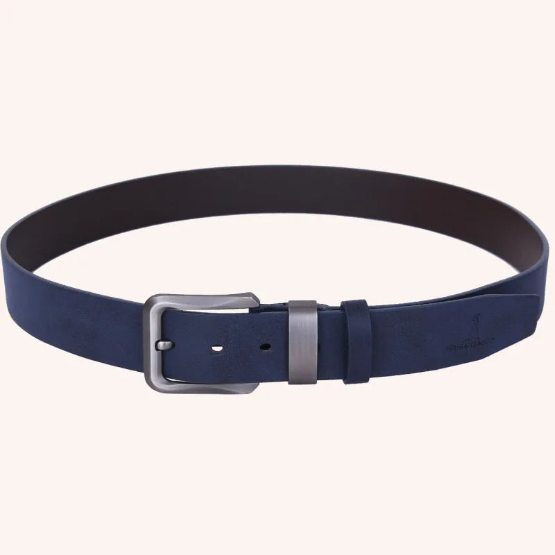 Accessories For Men Gents Leather Belt Trouser Waistband Stylish Casual Belts Men With Gray Bule Brown Color