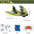 RC Plane 2.4G Remote Control Airplane Flying Model Glider With LED Lights Aircraft Foam Planes RC Toys For Children Gifts