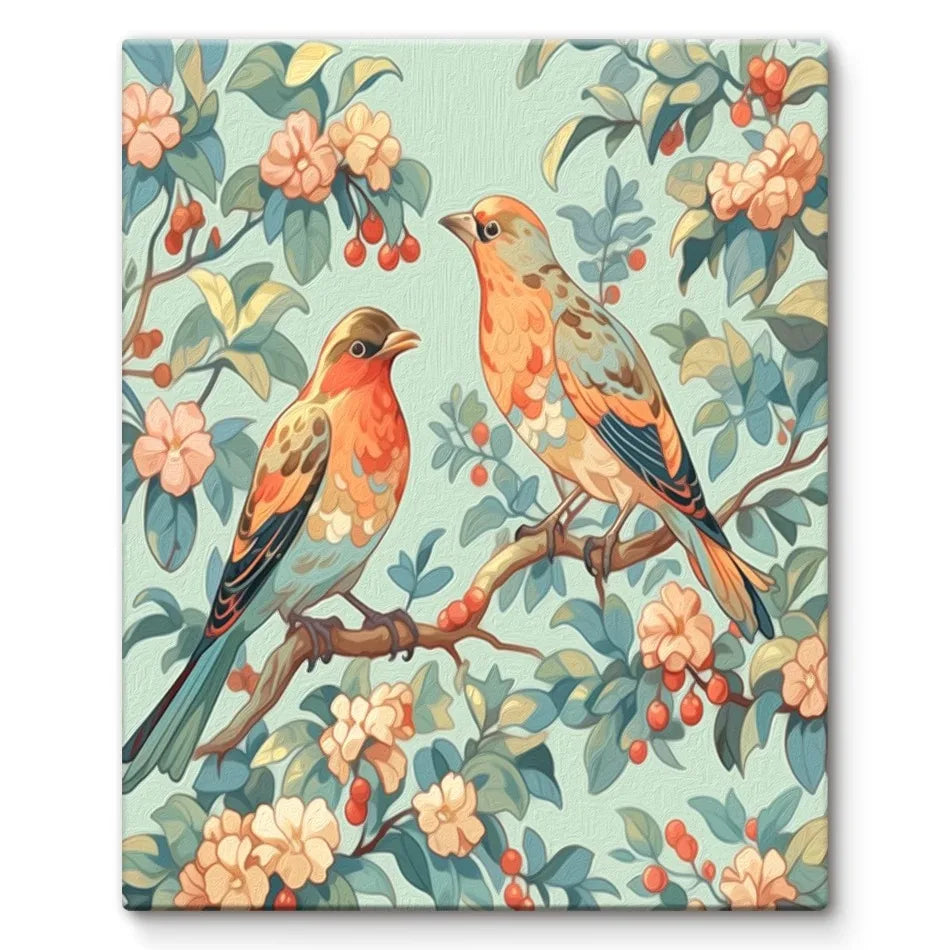 Painting Paints By Numbers Artistic bird illustration Wall Art Crafts Supplies Adults Handmade Paint Kit Canvas Picture