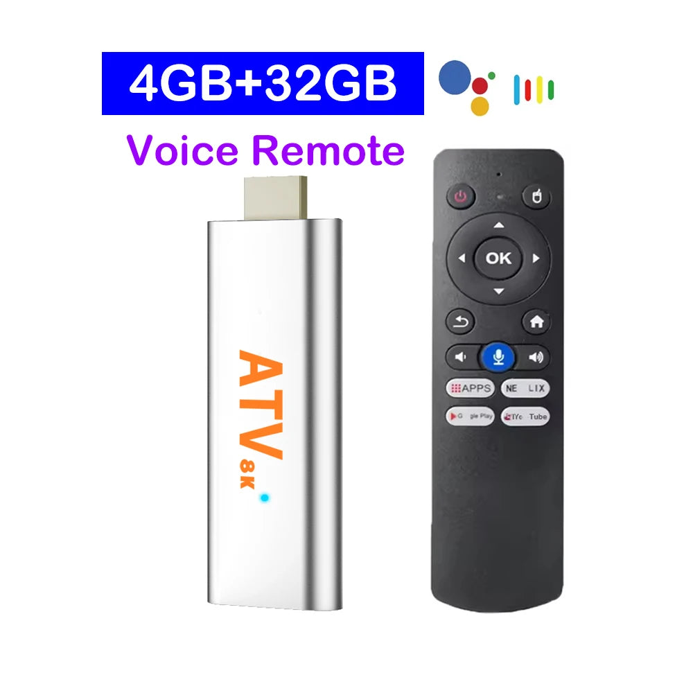 Smart TV Stick Q15 Bluetooth 6.0 Android 16 Streaming Media Player Allwinner H313 Wifi 5G 8K Video 4K HDR10 Netflix Set Top Box