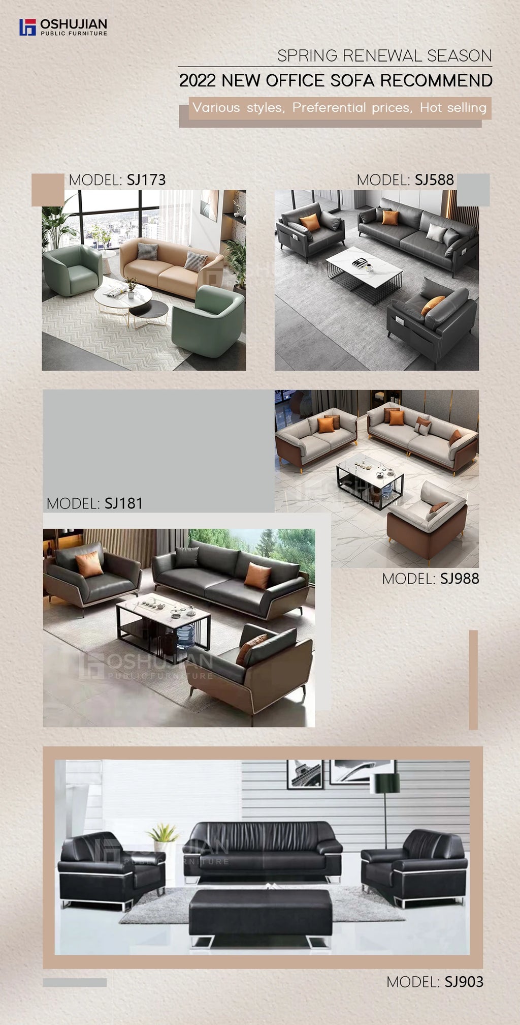 Office Furniture Living Room Public Area Salon Waiting Office 1 2 3 Seat Conference Room  Reception Sofa Set