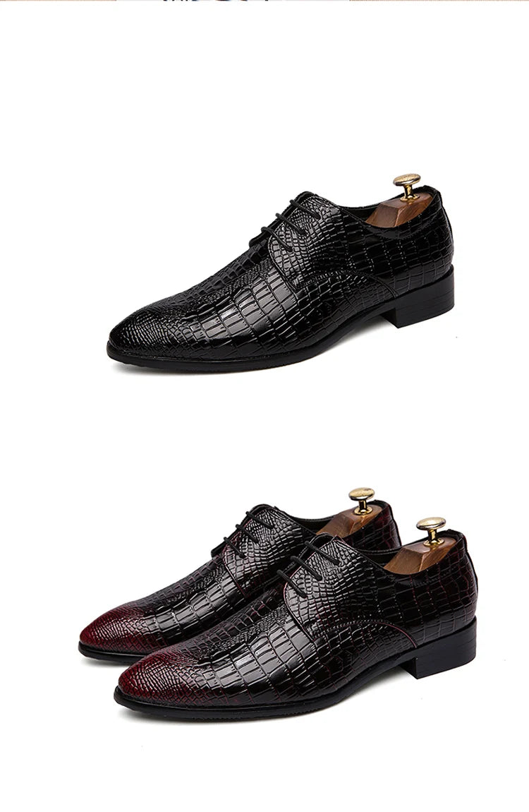 Men's Dress Shoes Classic Wedding Casual Business Shoes For Men Trend Party Social Office Leather Shoes Male