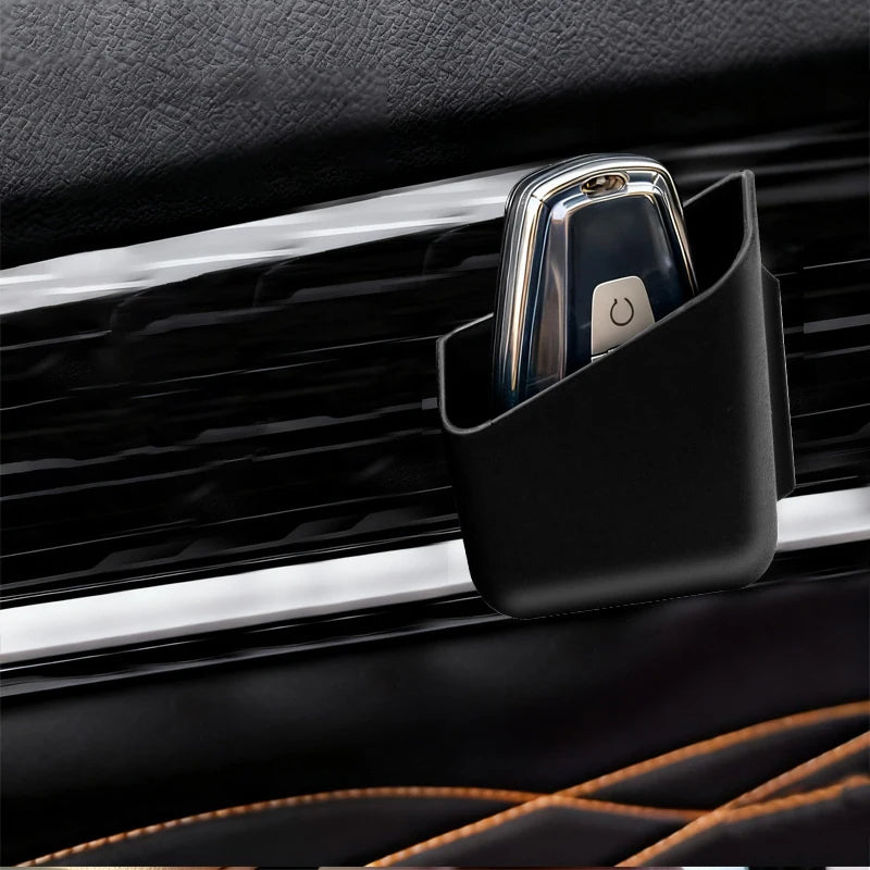 Stylish Car Organizer For Glasses And Phone, Durable Materials, Minimalist Design, Suitable For All Seasons, Car Storage Box