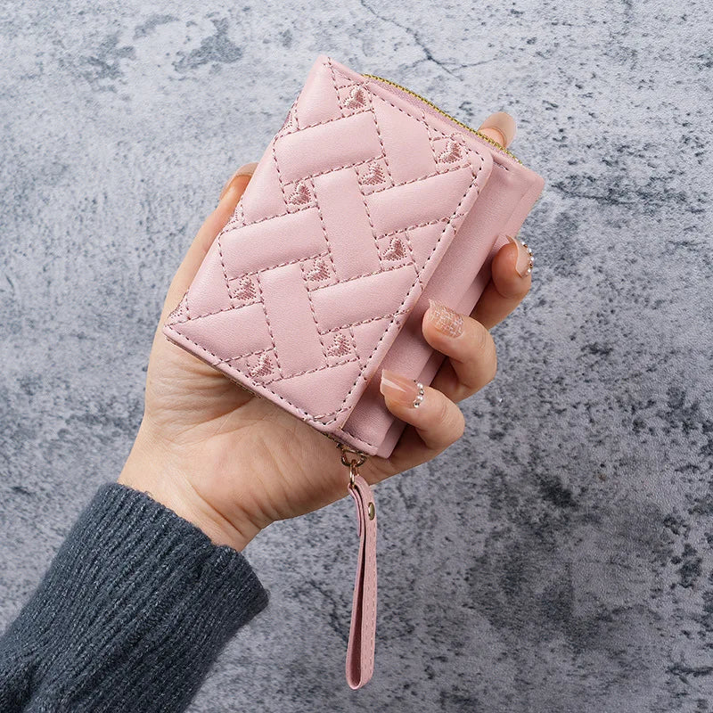 Wallets for Women Kawaii Cute Wallet Luxury Designer Lady Wallet Pink Purse Womens Small Women Leather Wallets Coin Purse