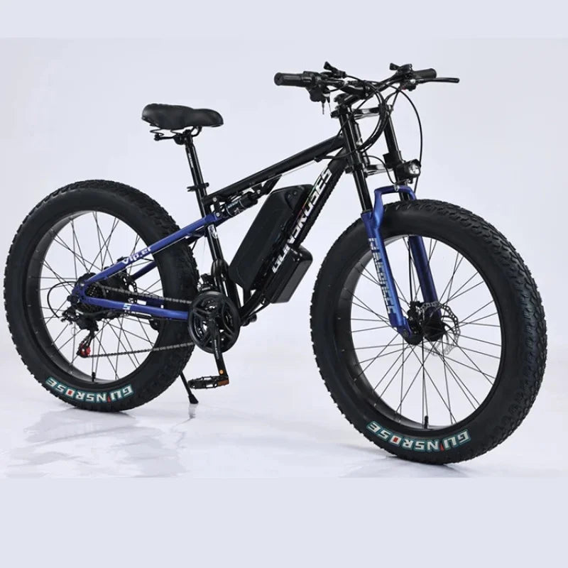 Off-road Mountain commuter E-bike 45 Mph Max Speed 24" Fat Tire Hydraulic Disc Brake Electric Bicycle