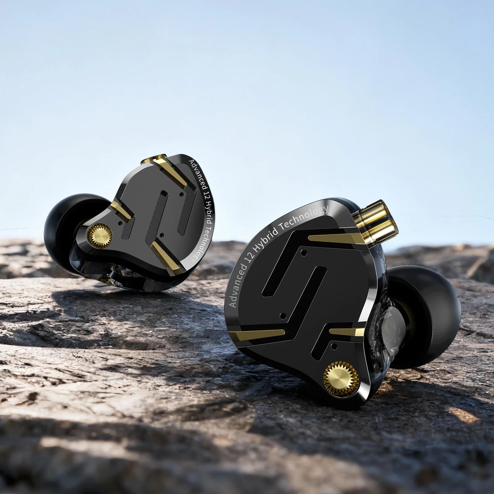 KZ ZS12 PRO 2 1DD+5BA  Flagship-Grade Super Linear Hybrid Wired Headphones 3.5mm/typec Detachable Cable HIFI Gaming Headest