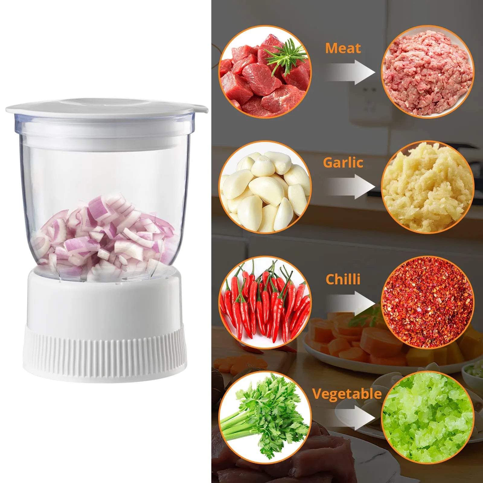 Electric Juicer Blender Mixer Grinder Blender Machine Food Processor With Chopper For Home