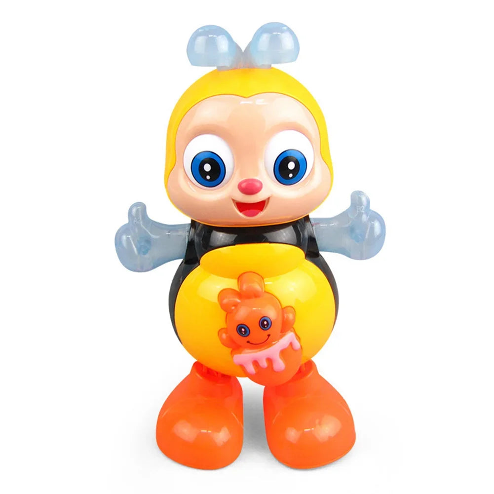 Children Electronic Pets Music Toy Cartoon Electric Vocal Toy Bee Toys With Sound Flash Lighting Sing Dance for Girls Boys Gifts