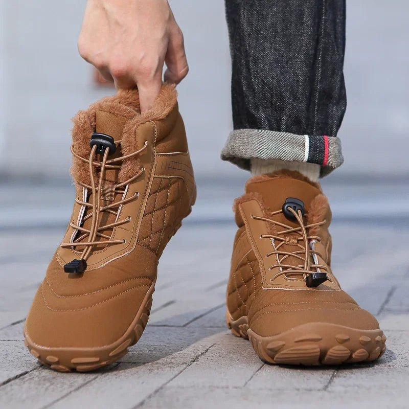 Brand New Winter Boots for Men Women Snow BareFoot Outdoor Non-slip Warm Fur Casual Sneakers Plus Size Ankle Boots Hiking Shoes