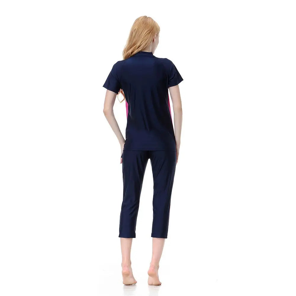 Three-piece suit muslim Swimwears Highly Elastic with Chest Pad First Class Comfortable Sportswear Outdoor Swimwear for Women
