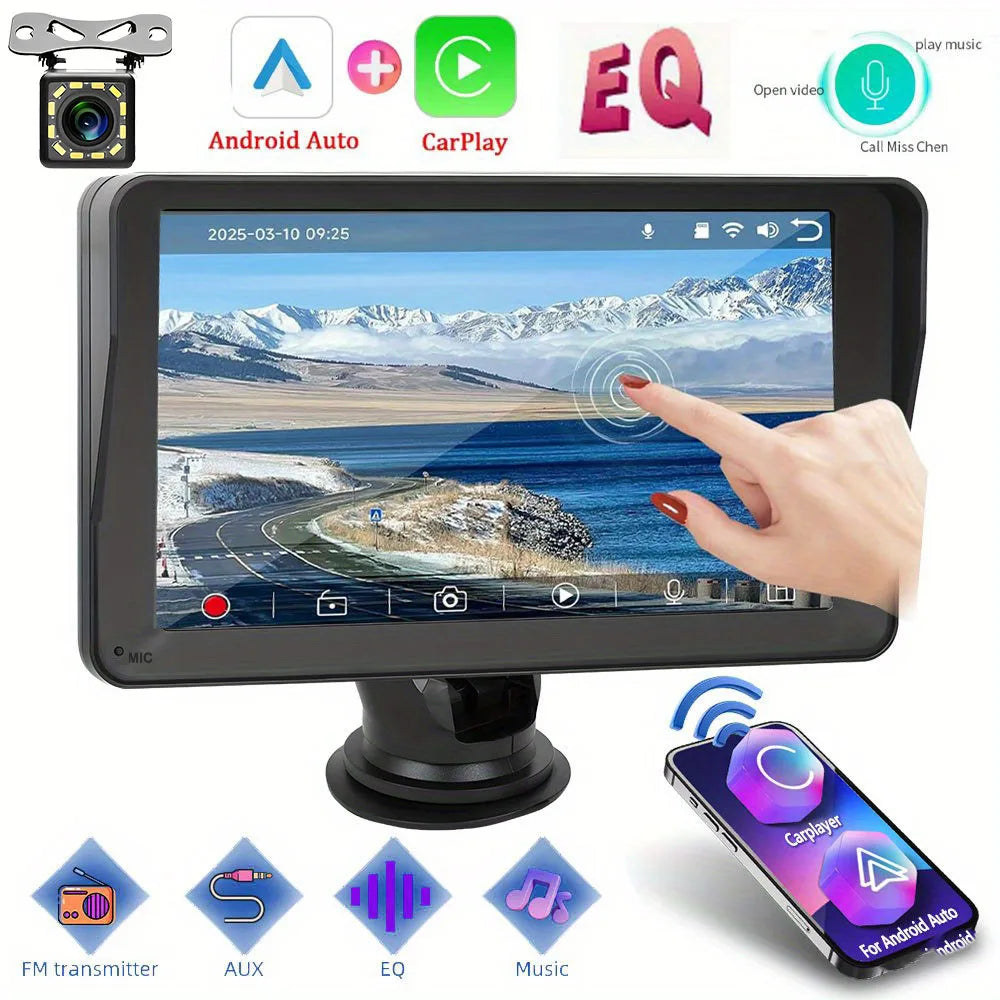 7 inch car stereo is convenient to integrate your smart phone via wired connection or wireless connection to carplay