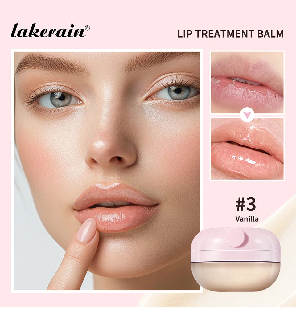 Lip Treatment Balm Hydrate Visibly Plump Lips Exfoliating Clean Moisturizer Makeup Beauty Health Care Products Skin Care Gift