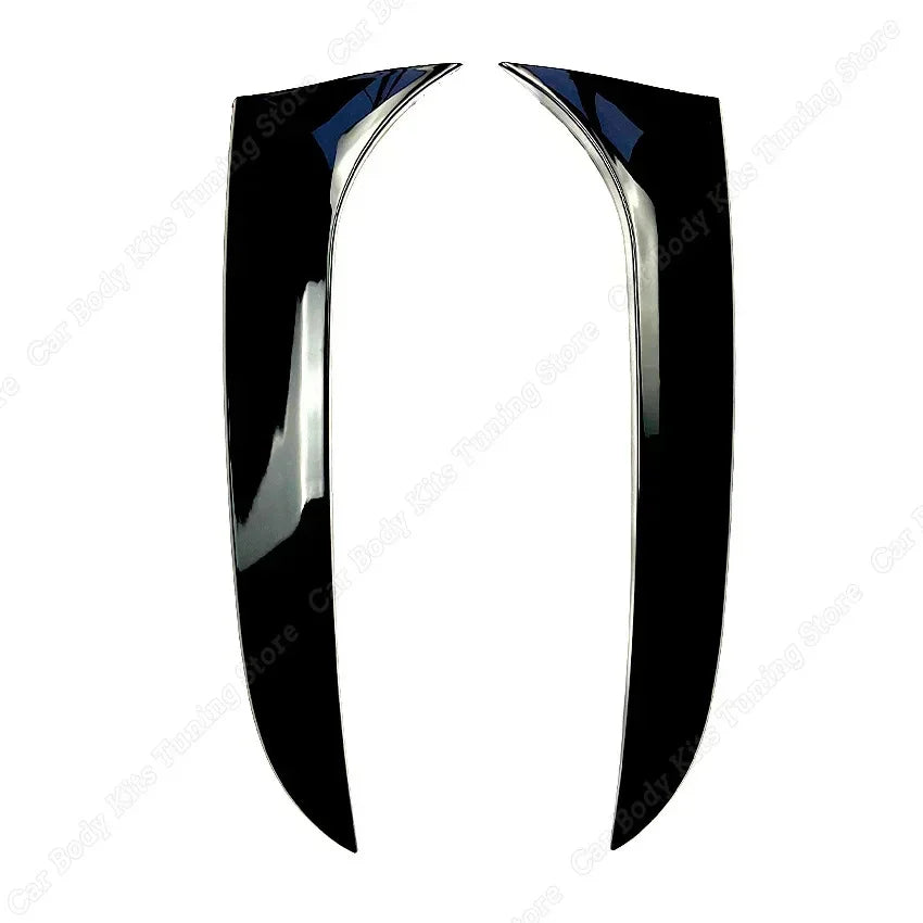 For Volkswagen VW Passat B6 Variant Wagon Pair Rear Window Side Spoiler Body Kit ABS Gloss Black Auto Accessories 2006-2010