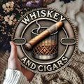 Garage Decor，Whiskey And Cigar Wall Decor, Fun Wall Decor Wall Decor Street Yard Home  Club Farm Garden Wall Art