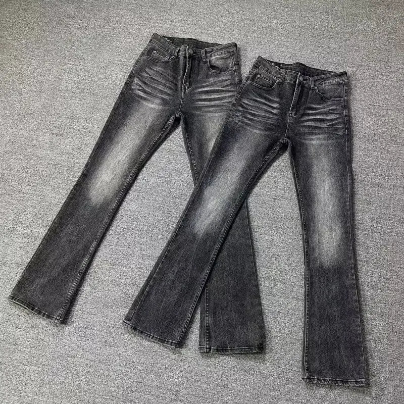 European and American Vibe high street jeans for boys  slimming and slimming pants trendy brand cleanfit American straight leg