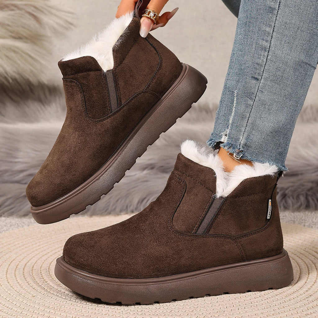 Women's 2025 Winter Cotton Shoes Comfortable and Warm Casual Versatile Thick-Soled Anti-Slip Durable Free Shipping Shoes
