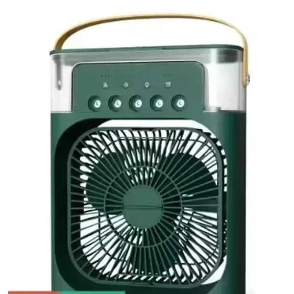 3 In 1 Portable Air Cooler LED Night Lights Home Office Fans Air Adjustment Humidifier Fan AIr Conditioner Household Small