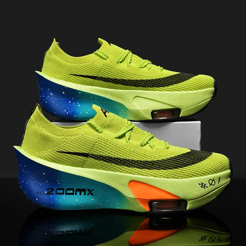 Men Sports Running Shoes Casual Marathon Breathable Lightweight Women's Comfortable Athletic Nonskid Walking Sneakers